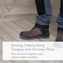 10' X 6' Forest Beckwood 25yr Guarantee Shiplap Pressure Treated Double Door Reverse Apex Wooden Shed (3.01m X 1.99m) 27 10' X 6' Forest Beckwood 25yr Guarantee Shiplap Pressure Treated Double Door Reverse Apex Wooden Shed (3.01m X 1.99m) -Zen Gardenia Sales 3 beckwood flooring usp 1 13