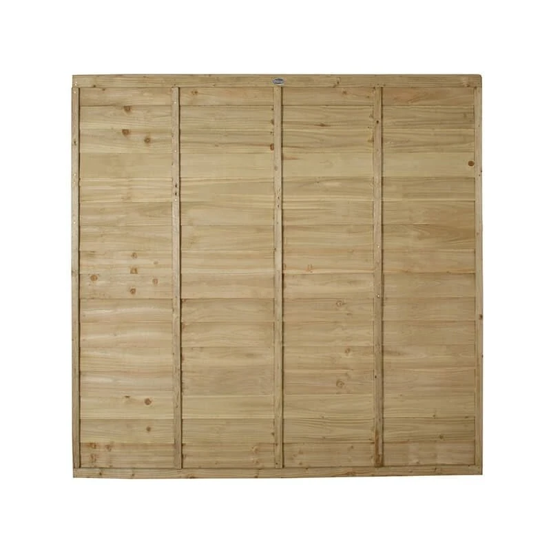 Forest 6' X 5'6 Pressure Treated Super Lap Fence Panel (1.83m X 1.68m) 5 Forest 6' X 5'6 Pressure Treated Super Lap Fence Panel (1.83m X 1.68m) - Image 3