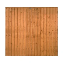 Forest 6' X 5'6 Vertical Closeboard Fence Panel (1.83m X 1.69m) -Zen Gardenia Sales 3 vbp656 insitu min