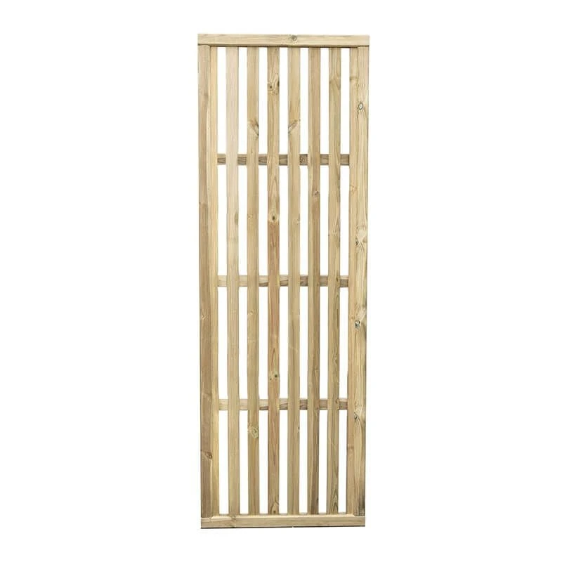 Forest 6' X 2' Pressure Treated Vertical Slatted Garden Screen Panel (1.8m X 0.6m) 5 Forest 6' X 2' Pressure Treated Vertical Slatted Garden Screen Panel (1.8m X 0.6m) - Image 3