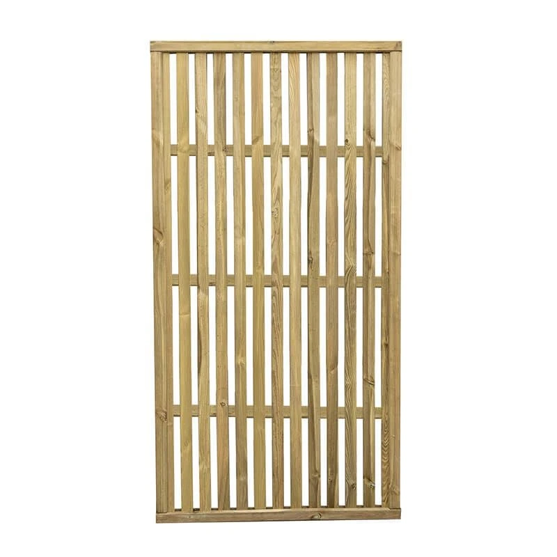Forest 6' X 3' Pressure Treated Vertical Slatted Garden Screen Panel (1.8m X 0.9m) 5 Forest 6' X 3' Pressure Treated Vertical Slatted Garden Screen Panel (1.8m X 0.9m) - Image 3