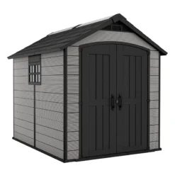 7' X 9' Keter Premier Plastic Garden Shed (2.28m X 2.87m) -Zen Gardenia Sales 4 255235 7x9 keter premier render min