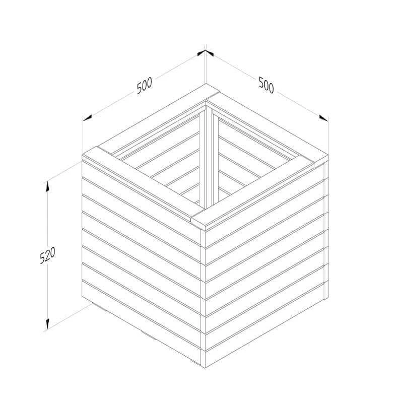 10' X 6'8 Forest Modular Wooden Garden Seating Set Number 4 (3.06m X 2.03m) 6 10' X 6'8 Forest Modular Wooden Garden Seating Set Number 4 (3.06m X 2.03m) - Image 4