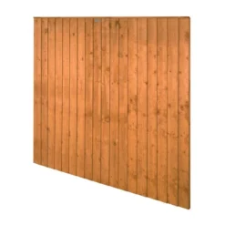 Forest 6' X 5'6 Vertical Closeboard Fence Panel (1.83m X 1.69m) -Zen Gardenia Sales 4 vbp656 insitu min