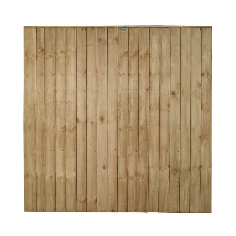 Forest 6' X 6' Pressure Treated Vertical Closeboard Fence Panel (1.83m X 1.85m) 6 Forest 6' X 6' Pressure Treated Vertical Closeboard Fence Panel (1.83m X 1.85m) - Image 4