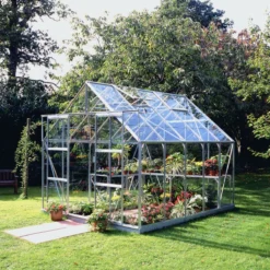 8'6 X 10'7 Halls Magnum 810 Greenhouse (2.57 X 3.22m) -Zen Gardenia Sales 4. magnum 108 double door base