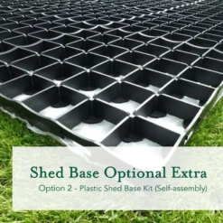 8' X 6' Forest 4Life 25yr Guarantee Overlap Pressure Treated Apex Wooden Shed (2.43m X 1.99m) 35 8' X 6' Forest 4Life 25yr Guarantee Overlap Pressure Treated Apex Wooden Shed (2.43m X 1.99m) -Zen Gardenia Sales 4life plastic shed base image 10