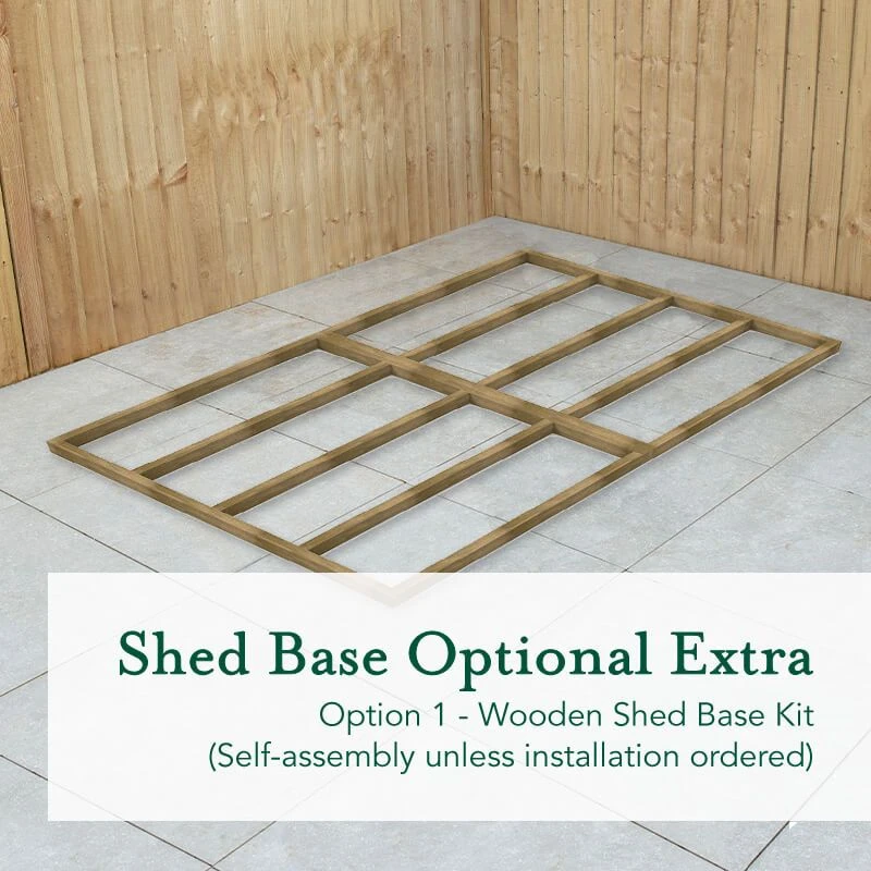 10' X 6' Forest 4Life 25yr Guarantee Overlap Pressure Treated Windowless Pent Wooden Shed (3.11m X 2.04m) 13 10' X 6' Forest 4Life 25yr Guarantee Overlap Pressure Treated Windowless Pent Wooden Shed (3.11m X 2.04m) - Image 11