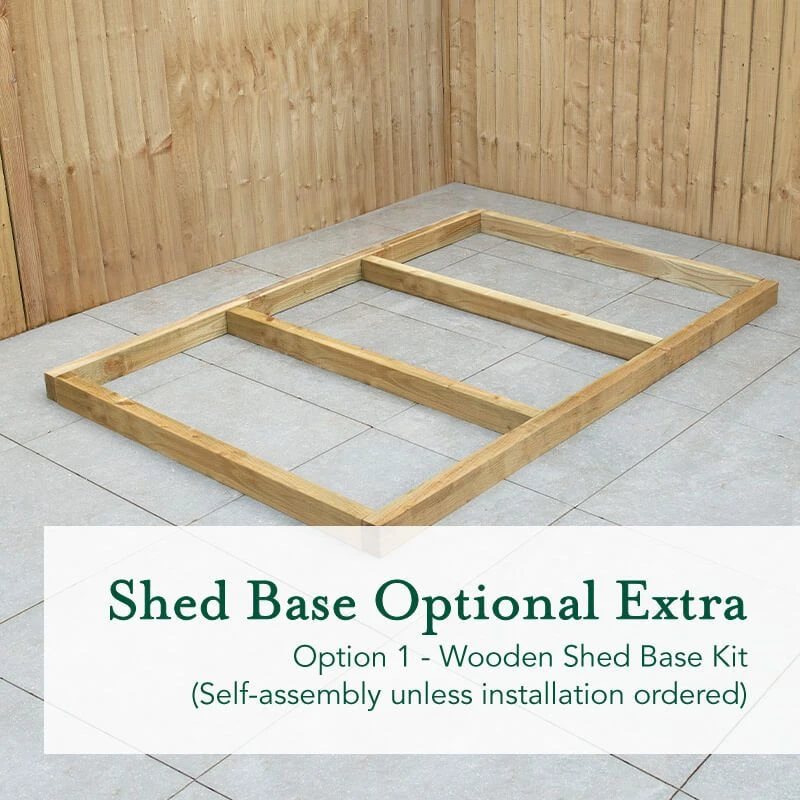 6' X 4' Forest 4Life 25yr Guarantee Overlap Pressure Treated Pent Wooden Shed (1.98m X 1.39m) 17 6' X 4' Forest 4Life 25yr Guarantee Overlap Pressure Treated Pent Wooden Shed (1.98m X 1.39m) - Image 15