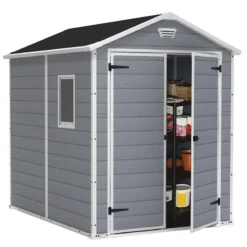 6' X 8' Keter Manor Plastic Garden Shed (1.86m X 2.37m) 17 6' X 8' Keter Manor Plastic Garden Shed (1.86m X 2.37m) -Zen Gardenia Sales 5 230256 6x8 keter manor render2 min