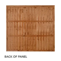 Forest 6' X 5'6 Vertical Closeboard Fence Panel (1.83m X 1.69m) -Zen Gardenia Sales 5 vbp656 insitu min