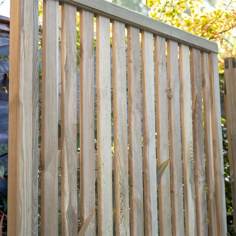 Forest 6' X 3' Pressure Treated Vertical Slatted Garden Screen Panel (1.8m X 0.9m) 7 Forest 6' X 3' Pressure Treated Vertical Slatted Garden Screen Panel (1.8m X 0.9m) - Image 5