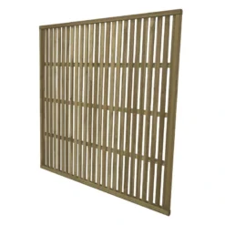 Forest 6' X 6' Pressure Treated Vertical Slatted Garden Screen Panel (1.8m X 1.8m) 12 Forest 6' X 6' Pressure Treated Vertical Slatted Garden Screen Panel (1.8m X 1.8m) -Zen Gardenia Sales 5 vslatts6 cutout min