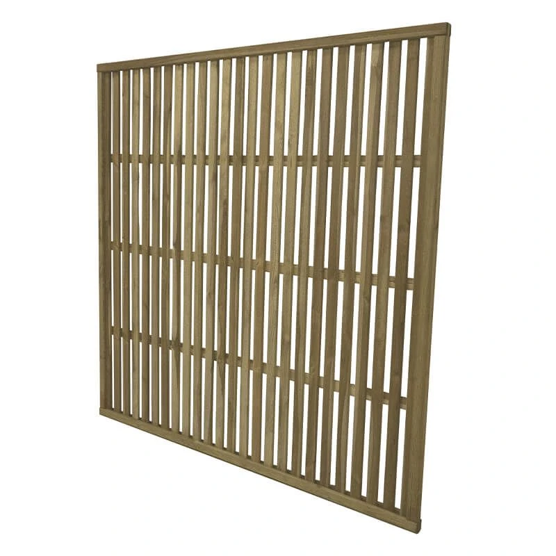 Forest 6' X 6' Pressure Treated Vertical Slatted Garden Screen Panel (1.8m X 1.8m) 7 Forest 6' X 6' Pressure Treated Vertical Slatted Garden Screen Panel (1.8m X 1.8m) - Image 5