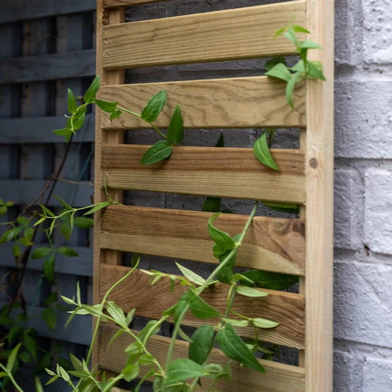 Forest 6' X 1' Pressure Treated Slatted Trellis Panel (1.8m X 0.3m) 8 Forest 6' X 1' Pressure Treated Slatted Trellis Panel (1.8m X 0.3m) - Image 6