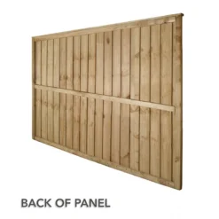 Forest 6' X 4' Pressure Treated Vertical Closeboard Fence Panel (1.83m X 1.22m) -Zen Gardenia Sales 6 vbp64ptr cutout min