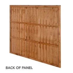 Forest 6' X 5'6 Vertical Closeboard Fence Panel (1.83m X 1.69m) -Zen Gardenia Sales 6 vbp656 insitu min