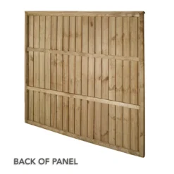 Forest 6' X 5'6 Pressure Treated Vertical Closeboard Fence Panel (1.83m X 1.69m) -Zen Gardenia Sales 6 vbp656ptr cutout min
