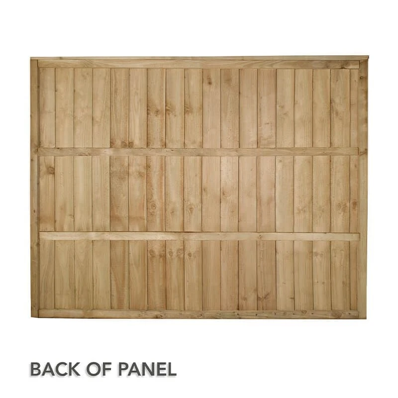 Forest 6' X 5' Pressure Treated Vertical Closeboard Fence Panel (1.83m X 1.52m) 8 Forest 6' X 5' Pressure Treated Vertical Closeboard Fence Panel (1.83m X 1.52m) - Image 6