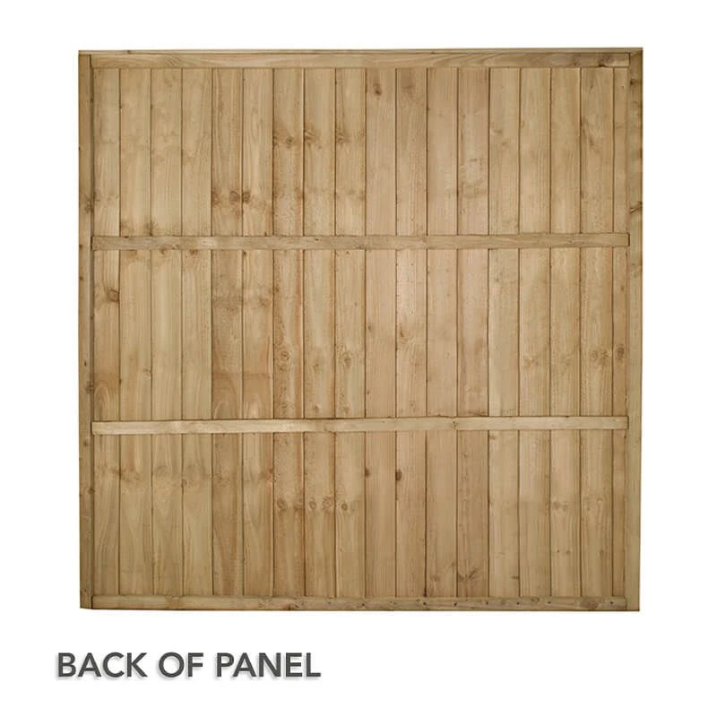 Forest 6' X 6' Pressure Treated Vertical Closeboard Fence Panel (1.83m X 1.85m) 8 Forest 6' X 6' Pressure Treated Vertical Closeboard Fence Panel (1.83m X 1.85m) - Image 6