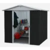 6' X 4' Yardmaster Castleton Anthracite Metal Shed (1.86m X 1.25m) -Zen Gardenia Sales 65aeyz min 1