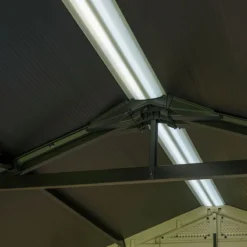 8' X 11' Keter Factor Plastic Garden Shed (2.57m X 3.32m) -Zen Gardenia Sales 7 249001 8x11 keter factor feature3 min