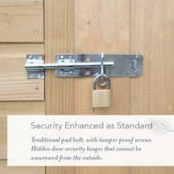 15' X 10' Forest Beckwood 25yr Guarantee Shiplap Pressure Treated Windowless Double Door Reverse Apex Wooden Shed (4.48m X 3.21m) -Zen Gardenia Sales 7 beckwood security usp 1 7