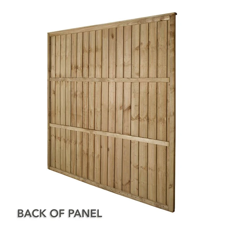 Forest 6' X 6' Pressure Treated Vertical Closeboard Fence Panel (1.83m X 1.85m) 9 Forest 6' X 6' Pressure Treated Vertical Closeboard Fence Panel (1.83m X 1.85m) - Image 7