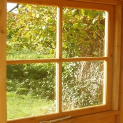 6'7 X 7' Shire Shiplap Pent Wooden Garden Shed (2.01m X 2.15m) 22 6'7 X 7' Shire Shiplap Pent Wooden Garden Shed (2.01m X 2.15m) -Zen Gardenia Sales 7 x 7 pent int window detail