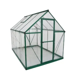 6'x6' Palram Canopia Hybrid Small Green Polycarbonate Greenhouse (1.8x1.8m) 14 6'x6' Palram Canopia Hybrid Small Green Polycarbonate Greenhouse (1.8x1.8m) -Zen Gardenia Sales 701583 hybrid 6x8 green cutout 1