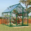 6'x8' Palram Canopia Hybrid Walk In Green Polycarbonate Greenhouse (1.8x2.4m) -Zen Gardenia Sales 701583 hybrid 6x8 green main