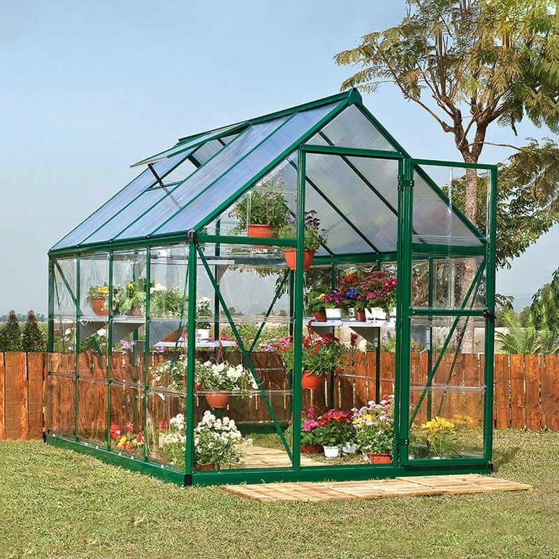 6'x6' Palram Canopia Hybrid Small Green Polycarbonate Greenhouse (1.8x1.8m) 3 6'x6' Palram Canopia Hybrid Small Green Polycarbonate Greenhouse (1.8x1.8m)