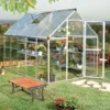 6'x10' Palram Canopia Hybrid Large Walk In Silver Polycarbonate Greenhouse (1.8x3m) -Zen Gardenia Sales 701618 hybrid 6x10 silver door main