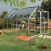 6'x10' Palram Canopia Harmony Walk In Silver Polycarbonate Greenhouse (1.8x3m)