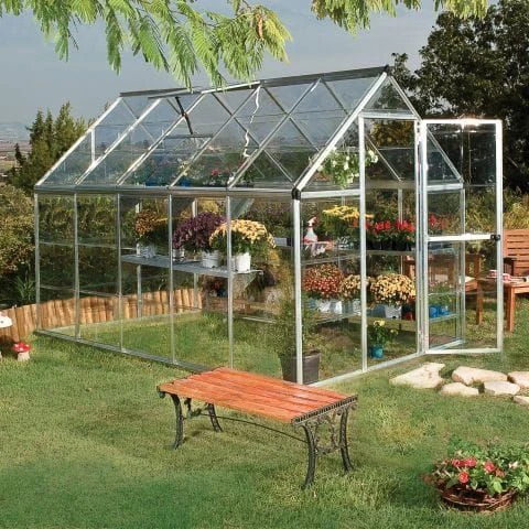 6'x10' Palram Canopia Harmony Walk In Silver Polycarbonate Greenhouse (1.8x3m) 3 6'x10' Palram Canopia Harmony Walk In Silver Polycarbonate Greenhouse (1.8x3m)