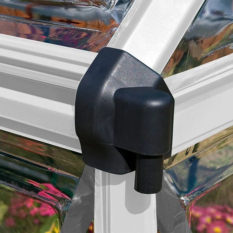 6'x10' Palram Canopia Harmony Walk In Silver Polycarbonate Greenhouse (1.8x3m) 10 6'x10' Palram Canopia Harmony Walk In Silver Polycarbonate Greenhouse (1.8x3m) - Image 8