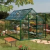 6x10 Palram Canopia Harmony Polycarbonate Green Greenhouse -Zen Gardenia Sales 701629 02 1