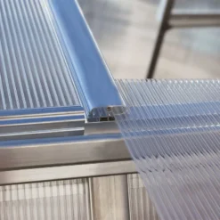 6'x10' Palram Canopia Mythos Large Walk In Silver Polycarbonate Greenhouse (1.8x3m) -Zen Gardenia Sales 701631 05