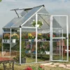 6'x4' Palram Canopia Hybrid Small Silver Polycarbonate Greenhouse (1.8x1.2m) 2 6'x4' Palram Canopia Hybrid Small Silver Polycarbonate Greenhouse (1.8x1.2m) -Zen Gardenia Sales 701651 hybrid 6x4 silver main