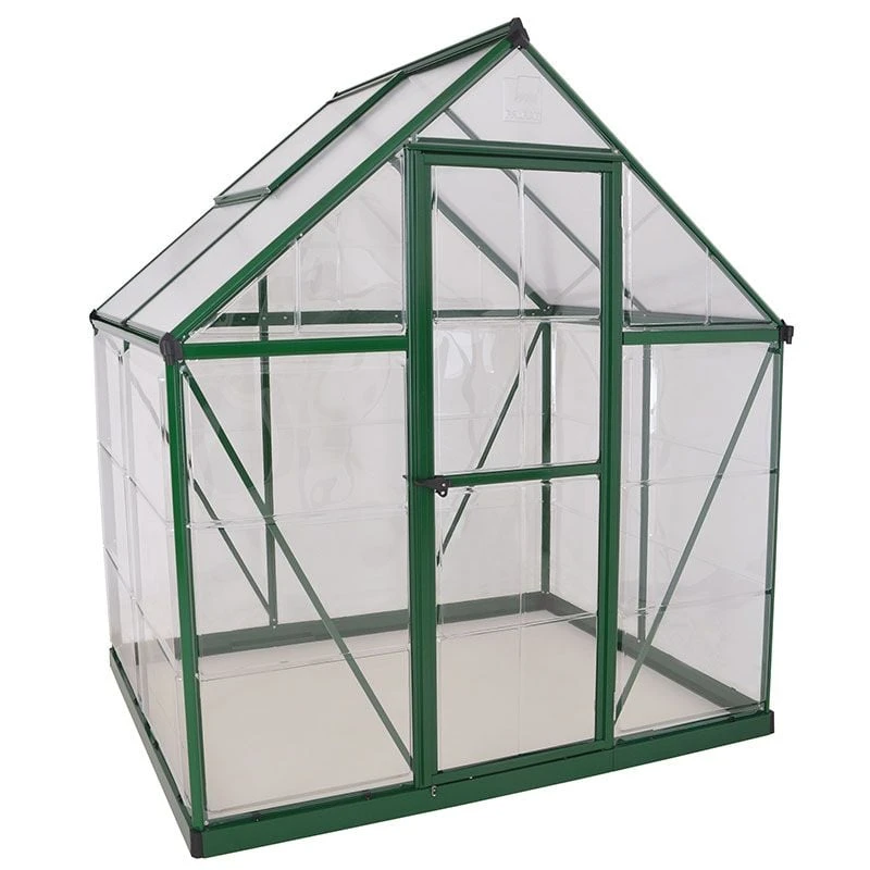 6'x4' Palram Canopia Hybrid Small Green Polycarbonate Greenhouse (1.8x1.2m) 11 6'x4' Palram Canopia Hybrid Small Green Polycarbonate Greenhouse (1.8x1.2m) - Image 9
