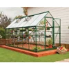 6'x12' Palram Canopia Hybrid Large Walk In Green Polycarbonate Greenhouse (1.8x3.6m) -Zen Gardenia Sales 701785 hybrid 6x12 green main