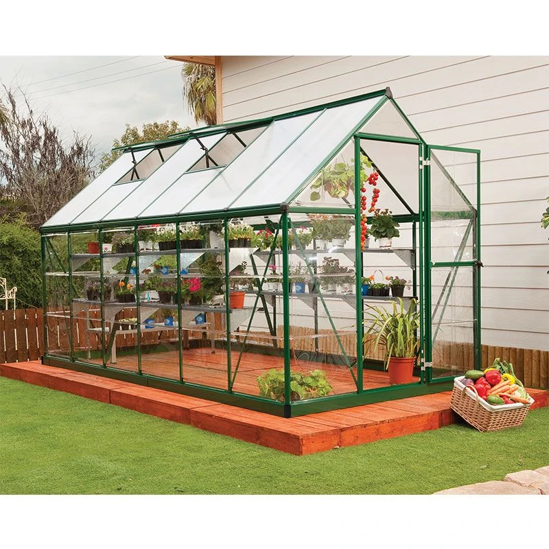 6'x12' Palram Canopia Hybrid Large Walk In Green Polycarbonate Greenhouse (1.8x3.6m) 3 6'x12' Palram Canopia Hybrid Large Walk In Green Polycarbonate Greenhouse (1.8x3.6m)