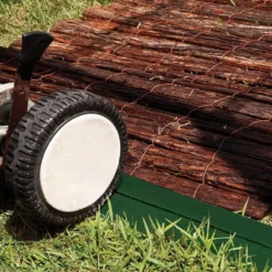 8' X 8' Palram Canopia Balance Green Greenhouse (2.47m X 2.44m) -Zen Gardenia Sales 701924 balance 8x8 green greenhouse close up7 min 1