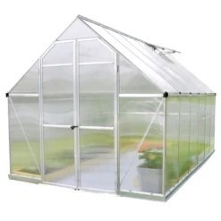 8'x12' Palram Canopia Essence Large Walk In Aluminium Framed Greenhouse (2.4x3.6m) 16 8'x12' Palram Canopia Essence Large Walk In Aluminium Framed Greenhouse (2.4x3.6m) -Zen Gardenia Sales 701944 03