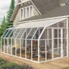 8'x16' Palram Canopia Rion White Sun Room Walk In Wall Greenhouse (2.4x4.8m) -Zen Gardenia Sales 702135 sun room clear 8x16 main