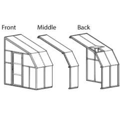 8' X 18' Palram Canopia Rion Clear Sun Room (2.57m X 5.70m) 11 8' X 18' Palram Canopia Rion Clear Sun Room (2.57m X 5.70m) -Zen Gardenia Sales 702141 8x18 palram rion clear sun room drawing2 min 1