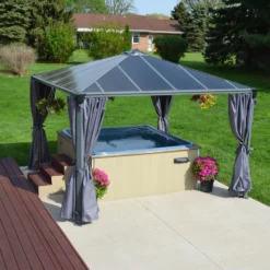 Zen Gardenia Sales 11 Palram Canopia Palermo 3000-3x3 Garden Gazebo