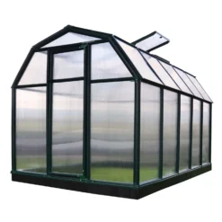 6'x10' Palram Canopia Rion EcoGrow Walk In Green Polycarbonate Greenhouse (1.8x3m) -Zen Gardenia Sales 702468 03