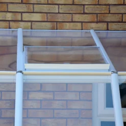 6'x8' Palram Canopia Rion White Lean To Greenhouse (1.8x2.4m) -Zen Gardenia Sales 702483 04