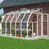 6'x10' Palram Canopia Rion White Sun Room Walk In Wall Greenhouse (1.8x3m) 1 6'x10' Palram Canopia Rion White Sun Room Walk In Wall Greenhouse (1.8x3m) -Zen Gardenia Sales 702485 01